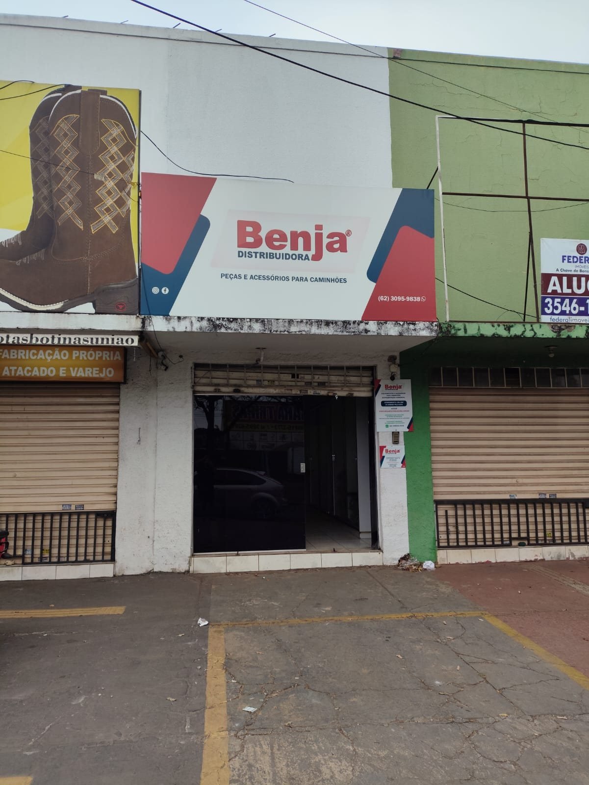 Fachada da Benja Distribuidora em Goiânia